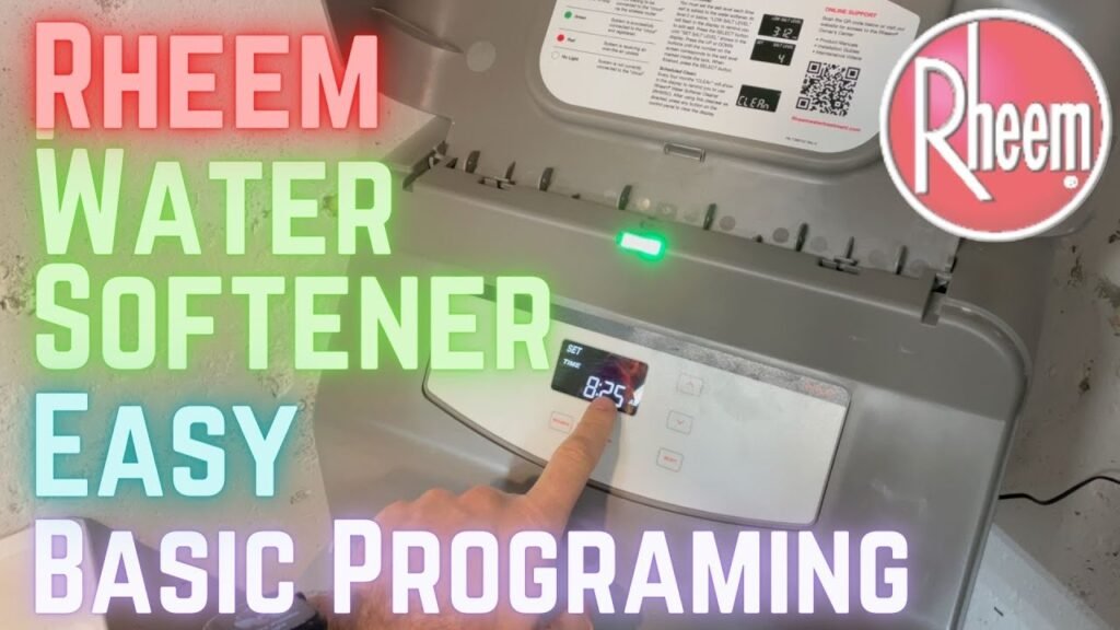 Rheem Water Softener Troubleshooting