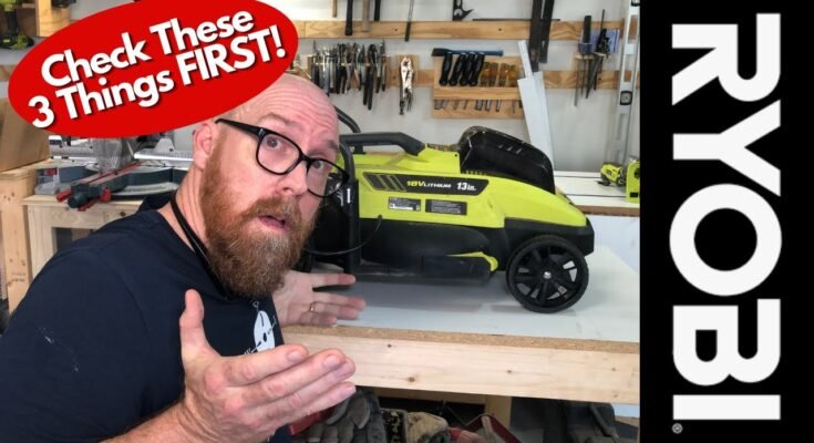 Ryobi Lawn Mower Troubleshooting