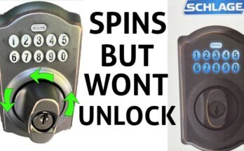 Schlage Keypad Lock Troubleshooting