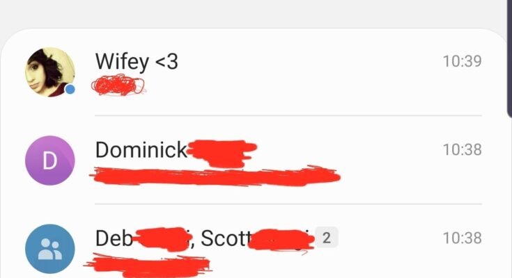 What Does The Blue Dot Mean On Samsung Messages