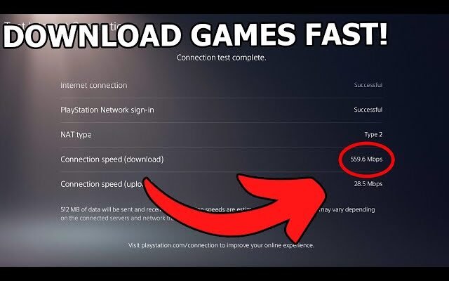 What Is A Good Connection Speed For Ps5