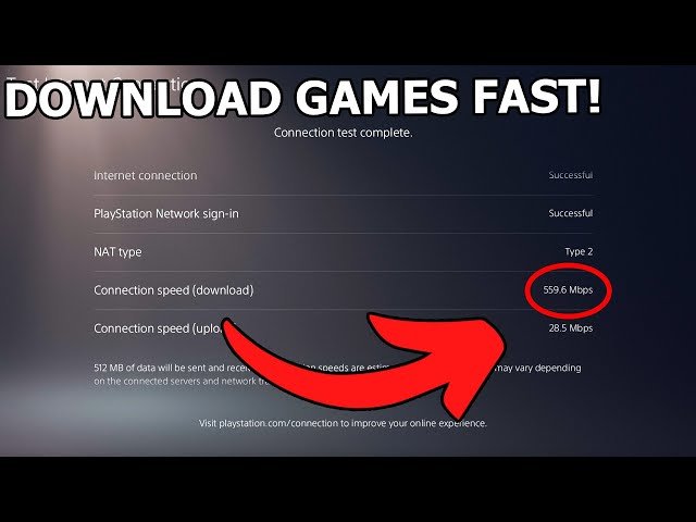 What Is A Good Connection Speed For Ps5