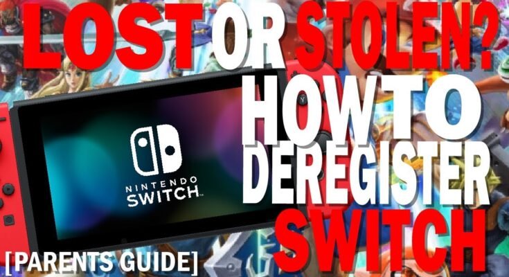 What To Do If You Lost Your Nintendo Switch
