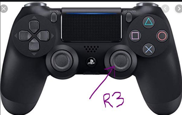 Where Is R3 On A Ps4 Controller