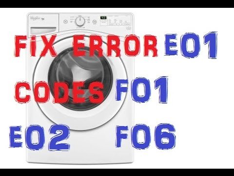 Whirlpool Washer Duet Troubleshooting