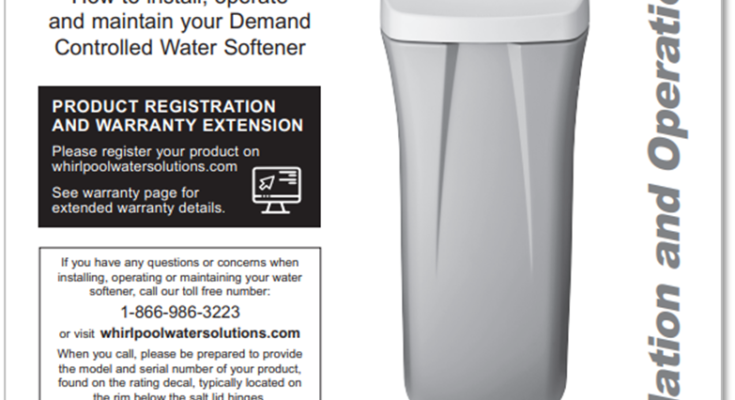 Whirlpool Water Softener Troubleshooting