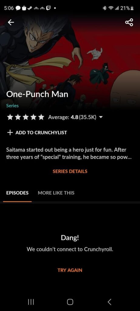 Why Isnt One Punch Man Season 2 On Crunchyroll