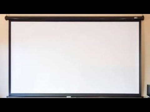 How to Fix Projector Screen on Wall
